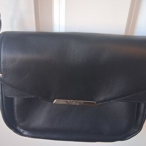 Coach Black Leather Women's Bag